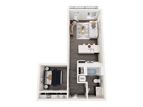 OA4 Floor Plan at Axle, Seattle, 98119